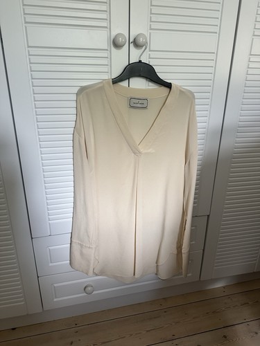 Ladies cream 100 silk - silk, blouse