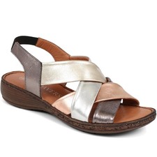 Pavers Leather Cross-Strap