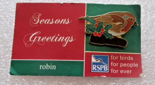 Rspb charity pin badge - pin,