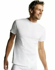 Hanes Mens Tagless CrewNeck ComfortSoft® Cotton White T-shirt Printable S M L XL