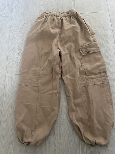 Zara girls beige elasticated - zara,