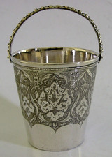 Persian solid silver bucket - 84,
