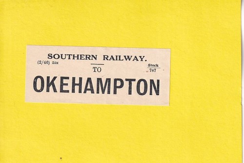 Okehampton southern railway - okehampton,