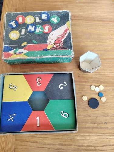Vintage tiddy winks family - tiddy,