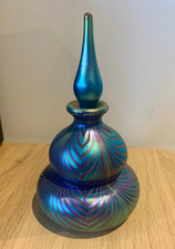 Okra Art Glass Signed Perfume