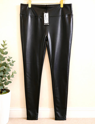 Vero moda black faux - moda, leather