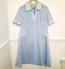 Womens Dress Blue White Size