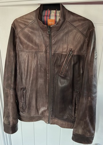 Hugo boss brown - hugo, leather