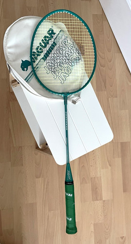 Jaguar green badminton racket - green,