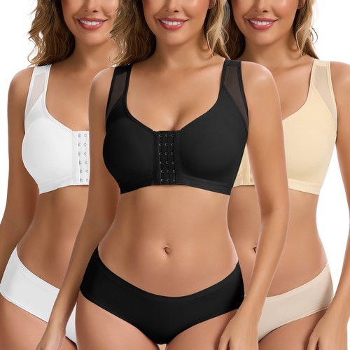 Womens front fastening non - fastening,