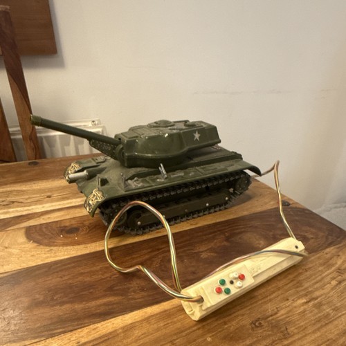 Very old remote control tank - remote,