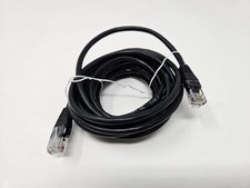 BLACK CAT5 CABLE RJ45 ETHERNET NETWORK LEAD SHIELD QUALITY LEAD 3.9 METERS