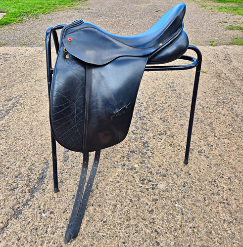 Black leather albion dressage - leather,