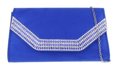 Womens faux suede clutch bag - womens,