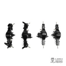 LESU Front Rear Axles Set Differential Lock DIY for 1/14 8X8WD Tamiye RC Trucks
