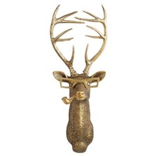 Animal Heads Wall Decor Faux Deer Head Mount Animal Sculptures Wall Decor Res...