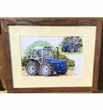 3 Framed Picture Prints Set