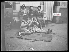 Family, Baby, Vintage Glass