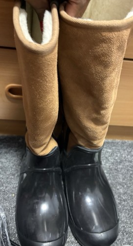 Ugg sheepskin wellington boots - sheepskin,