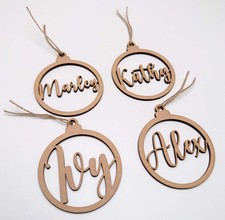 4 x Personalised Christmas