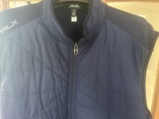 Men’s RLX Ralph Lauren Golf XXL Performance Wool Gilet Refined Navy - 