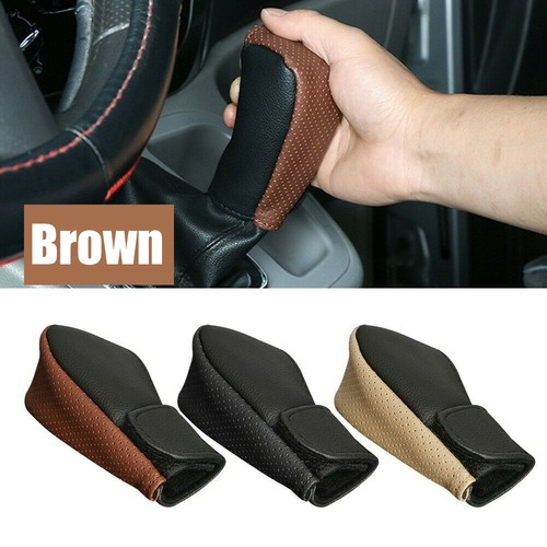 Leather car gear shift knob - gear,