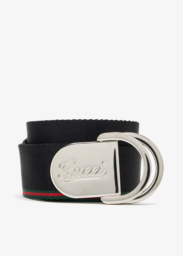 Gucci logo ring belt men - d-ring,