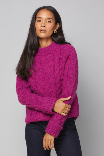 Wallis fuchsia jumper womens - wallis,