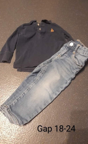 Baby boys top and jeans - top,