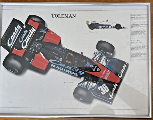 Toleman car tg183 184 - f1,
