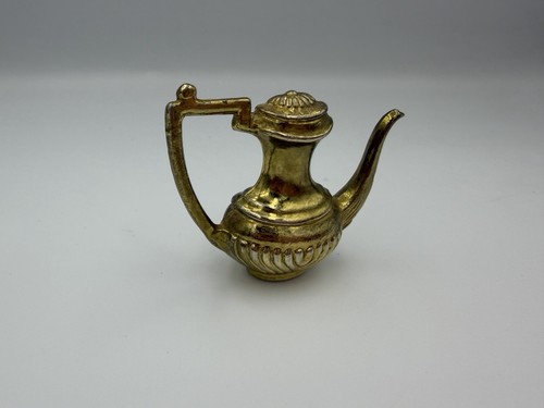 Vintage brass miniature teapot - brass,