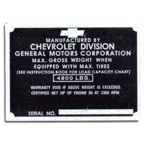1951 1952 plate 2 - plate, ton