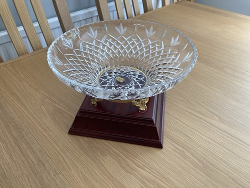 Killarney cut glass bowl - bowl, on