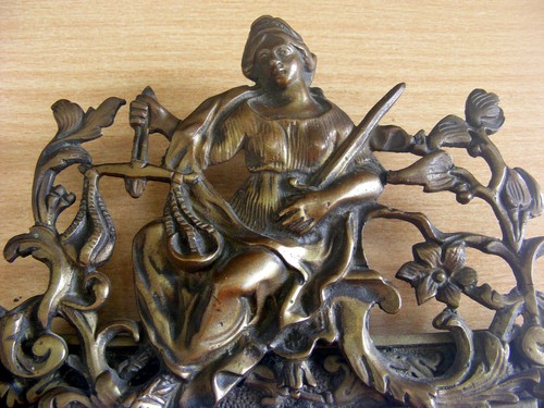 Rare antique brass - antique, wall