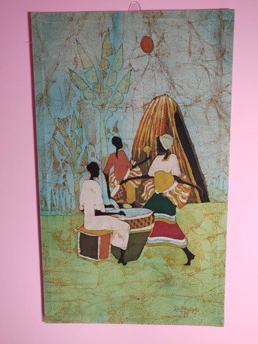 Vintage fabric artwork - fabric,