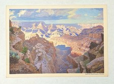 Santa Fe Railway Fred Harvey Dining Car Menu South Rim Grand Canyon C. 1950s