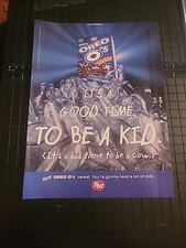 Oreo O's Cereal Print Ad 1998 8x11 Great To Frame 