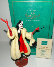 WDCC Cruella De Vil - 101 Dalmatians Villain Disney Classics 1995 Members Only ❤