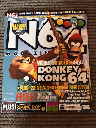 N64 magazine issue donkey - magazine,