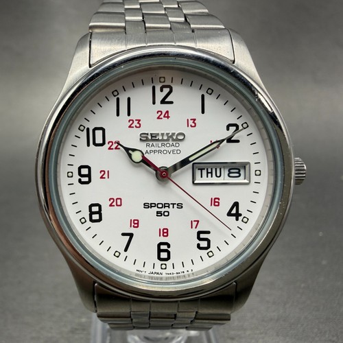 Seiko railroad approved watch - railroad,