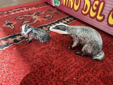 Beswick badger figurines x 2