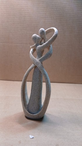 Couple lovers kissing statue - couple,