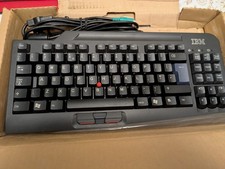 Rare IBM Space Saving Keyboard NOS MOdel NO KPD0035 PS/2