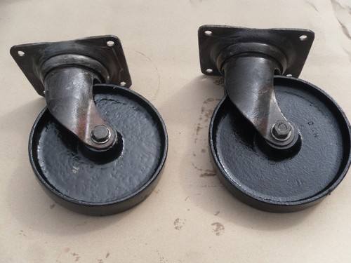 Big metal industrial castors