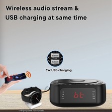 CD Player Alarm Clock USB