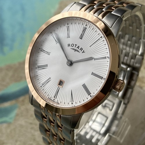Rotary watch mens - classic, rose