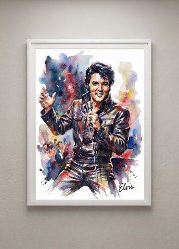 Gloss elvis presley - a4, print