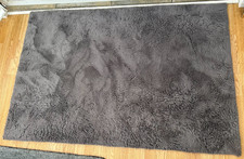 Lovely Soft Faux Fur Rug in Grey, 59 x 39 inches