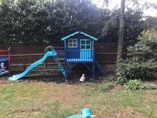 Childrens Playhouse & Slide