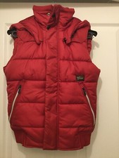 G STAR WOMENS GILET IN RED SIZE XS BRAND NEW NEVER WORN 